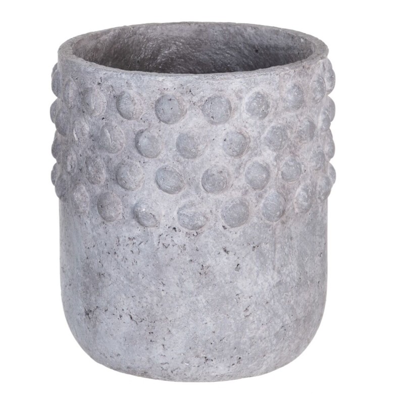 Cache-pot 35 x 35 x 38 cm Gris Résine