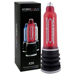 Hydromax Pompe à pénis X30 Rouge Brillant Bathmate X30