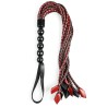 Fouets Sportsheets Braided Noir/Rouge