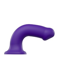 Gode Dual Density Strap-on-me Purple Silicone