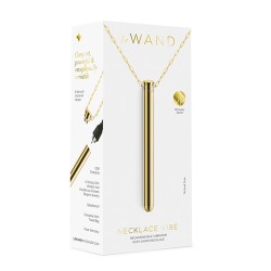 Vibromasseur à boules Le Wand Necklace Pendentif Doré