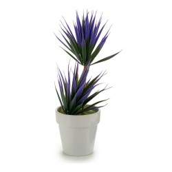 Pot Céramique Violet Vert Plastique 10 x 30 x 10 cm (9 x 9,5 x 5 cm)