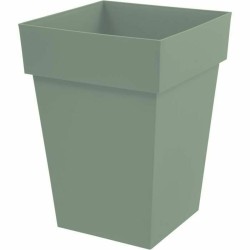 Pot EDA Tuscany Vert Plastique Carré 39 x 39 x 53 cm